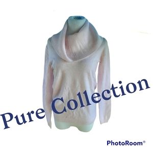 Sweet Cashmere Rose mist Cowl Neck Sweater